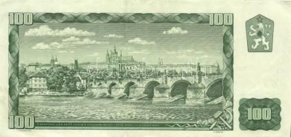 Csehszlovákia 1961. (1990-92) 100K (3x) T:II-
Czechoslovakia 1961. (1990-92) 100 Korun (3x) C:VF