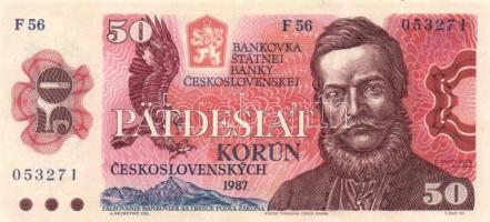 Csehszlovákia 1987. 50K (4x) nagyon közeli sorszámmal T:II
Czechoslovakia 1987. 50 Korun (4x) almost...