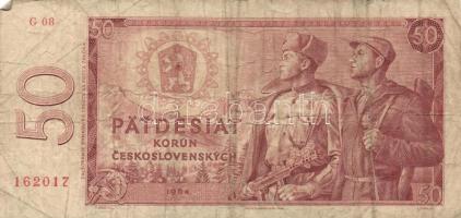 Csehszlovákia 1964. 50K (6x) T:III,III-
Czechoslovakia 1964. 50 Korun (6x) C:F,VG