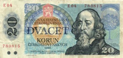 Csehszlovákia 1985. 1000K bélyeggel + 1987. 50K + 1988. 20K + 1989. 100K T:II,II-,III
Czechoslovakia...