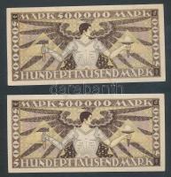 Német Birodalom/Weimari Köztársaság/Baden 1923. 500.000M T:I-,II
Germany-Weimar Republic/Baden 1923....