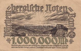 Német Birodalom/Weimari Köztársaság/Württemberg 1923. 1.000.000M (2x) T:II,II-(kis szakadások)
Germa...