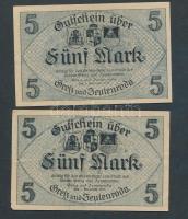 Német Birodalom/Weimari Köztársaság/Zeulenroda 1918.11.1. 5M T:I-,II
Germany-Weimar Republic/Zeulenr...