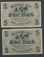 Német Birodalom/Weimari Köztársaság/Zeulenroda 1918.11.1. 5M T:II
Germany-Weimar Republic/Zeulenroda...