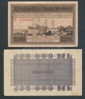 Német Birodalom/Weimari Köztársaság/Altenburg/Bottrop 1918.11.15. 20M hivatalos érvénytelenítéssel +...