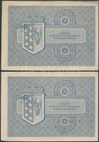 Német Birodalom/Weimari Köztársaság/Ohligs 1923.8.15. 100.000M (3x) egyugrású sorszámmal T:II
German...