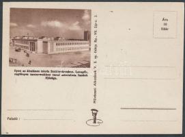 Sztálinváros, általános iskola, szocialista propaganda (EK)