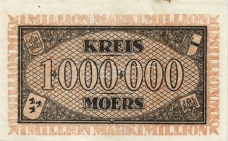 Német Birodalom/Weimari Köztársaság/Moers 1923.8.15. 2.000.000M (2x) + 1923.8.25. 1.000.000M T:I-,II...