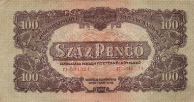 1944. "Vöröshadsereg Parancsnoksága" tétel, benne: 1P (2x) klf méretű hátlapi nyomat + 5P ...