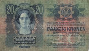 1912-1915. 10K (2x) + 20K (4x) + 50K (2x) + 100K (2x) két darab bankjegy kivételével mind román felü...