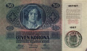 1912-1915. 10K (2x) + 20K (4x) + 50K (2x) + 100K (2x) két darab bankjegy kivételével mind román felü...