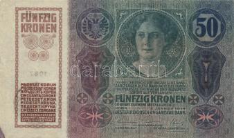 1912-1915. 10K (2x) + 20K (4x) + 50K (2x) + 100K (2x) két darab bankjegy kivételével mind román felü...