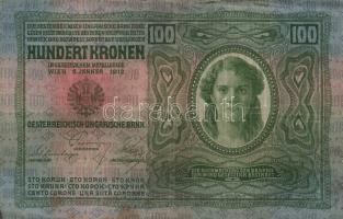 1912-1915. 10K (2x) + 20K (4x) + 50K (2x) + 100K (2x) két darab bankjegy kivételével mind román felü...