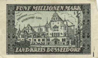 Német Birodalom/Weimari Köztársaság/Düsseldorf-Phoenix/Düsseldorf 1923.8.1. 500.000M + 1923.8.29. 5....