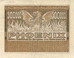 Német Birodalom/Weimari Köztársaság/Düsseldorf-Phoenix/Düsseldorf 1923.8.1. 500.000M + 1923.8.29. 5....