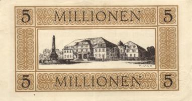 Német Birodalom/Weimari Köztársaság/Opladen 1923.8.28. 5.000.000M (2x) T:II
Germany-Weimar Republic/...