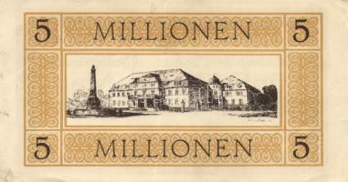 Német Birodalom/Weimari Köztársaság/Opladen 1923.8.28. 5.000.000M (2x) T:II
Germany-Weimar Republic/...