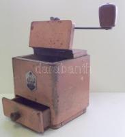 Stoki márkájú régi fa kávédaráló szép állapotban / Vintage wooden coffee grinder in good shape 20x11x11cm