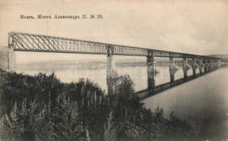 Volga River, Alexander Railway Bridge