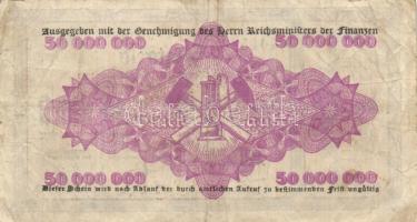 Német Birodalom/Weimari Köztársaság/Recklinghausen-Buer/Wald 1923.9.15. 50.000.000M + 1923.8.5. 5.00...