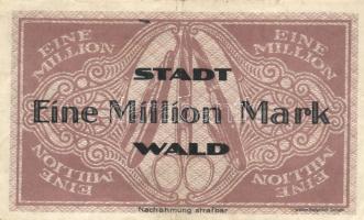 Német Birodalom/Weimari Köztársaság/Wald 1923.8.5. 1.000.000M + 20.000.000M + 1923.9.25. 100.000.000...