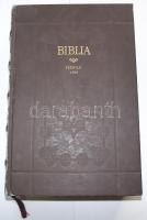 Vizsolyi Biblia I.-II. kötet. Facsimile kiadás. Bp. 1981. Magyar Helikon. Kiadói egészbőr kötésben, ...