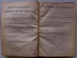 Magyarország Vármegyéi és Városai: Esztergom vármegye. Bp., 1906, Orsz. Monografia Társ., Légrády. Komplett. Későbbi félvászon kötésben