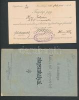 A resicabányai kaszinó-egylet alapszabályai. Resica 1906. Weiss Adolf + kitöltött tagsási jegy