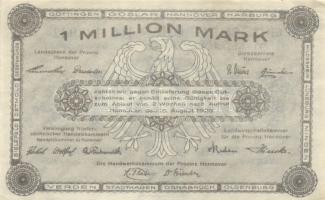 Német Birodalom/Weimari Köztársaság/Hannover/Vereinigung niedersächsischer Handelskammern 1923.8.15....