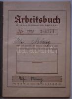 1940 Német munkakönyv / Germany worker-book