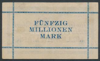 Német Birodalom/Weimari Köztársaság/Aachen 1923.7.20. 50.000.000M T:II-
Germany-Weimar Republic/Aach...