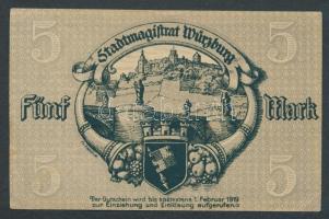 Német Birodalom/Weimari Köztársaság/Würzburg 1918.10.8. 5M T:I-
Germany-Weimar Republic/Würzburg 191...