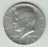 Amerikai Egyesült Államok 1969D. 1/2$ Ag "Kennedy" T:2
USA 1969D 1/2 Dollar Ag "Kenne...