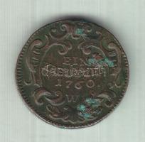 Ausztria/lengyel verdejel 1762W 1Kr T:2- Austria/Polish mint mark 1762W 1 Kreuzer C:VF