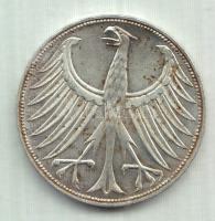 NSZK 1969G 5M Ag T:1- apró ph.
GFR 1969G 5 Mark Ag C:AU tiny edge error