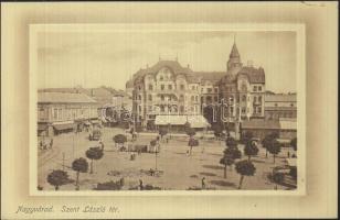 Nagyvárad St László square, Hotel Fekete Sas, synagogue