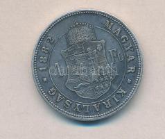 1882KB. 1Ft Ag "Ferenc József" T:2-/2