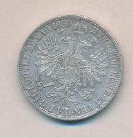 Ausztria 1858A 1Fl Ag T:2-
Austria 1858A 1 Florin Ag C:VF