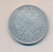 Ausztria 1863A 1Fl Ag T:2-/3
Austria 1863A 1 Florin Ag C:VF/F