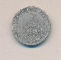 1869GyF 20kr Ag "Magyar Királyi Váltó Pénz" T:3-