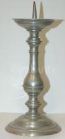 Nagyméretű fém gyertyatartó / Metal candlestick 28cm