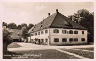 München Grünwald Restaurant Foto AK