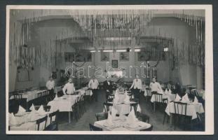 Komárom Central Hotel, the restaurant of Miklós Tromler, interior