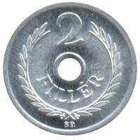 1990. 2f Al "PRÓBAVERET" T:1 Csak 50db! R! /  Hungary 1990. 2 Fillér Al "TRIAL STRIKE" C:UNC Only 50 examples! R! Adamo F1.2