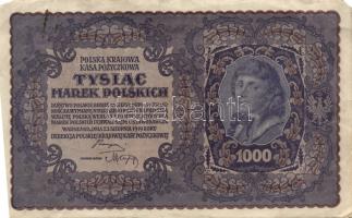 Lengyelország 1919. 5M + 10M + 20M + 100M + 1000M T:II,III,III- (1000M hajtatlan,szélei sérültek)
Po...