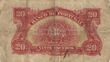 Portugália 1925. 20Esc T:III-
Portugal 1925. 25 Escudos C:VG