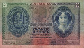 1907. 20K T:III- (apró lyukak)