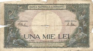Románia 1941-45. 1000L (5x) + 5000L + 10.000L T:III,III-,IV
Romania 1941-45. 1000 Lei (5x) + 5000 Le...