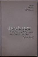Dávid Lehel: Az ima külsőségei. A szerző dedikálásával