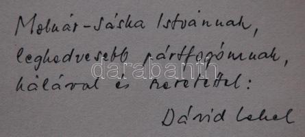 Dávid Lehel: Az ima külsőségei. A szerző dedikálásával